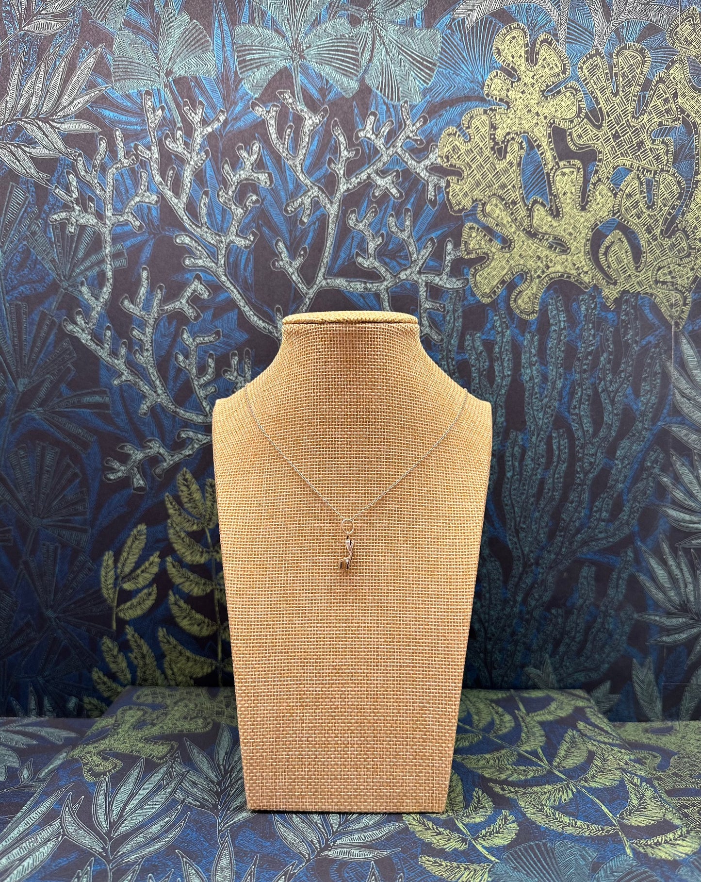 Collar plata zapato ibicenco