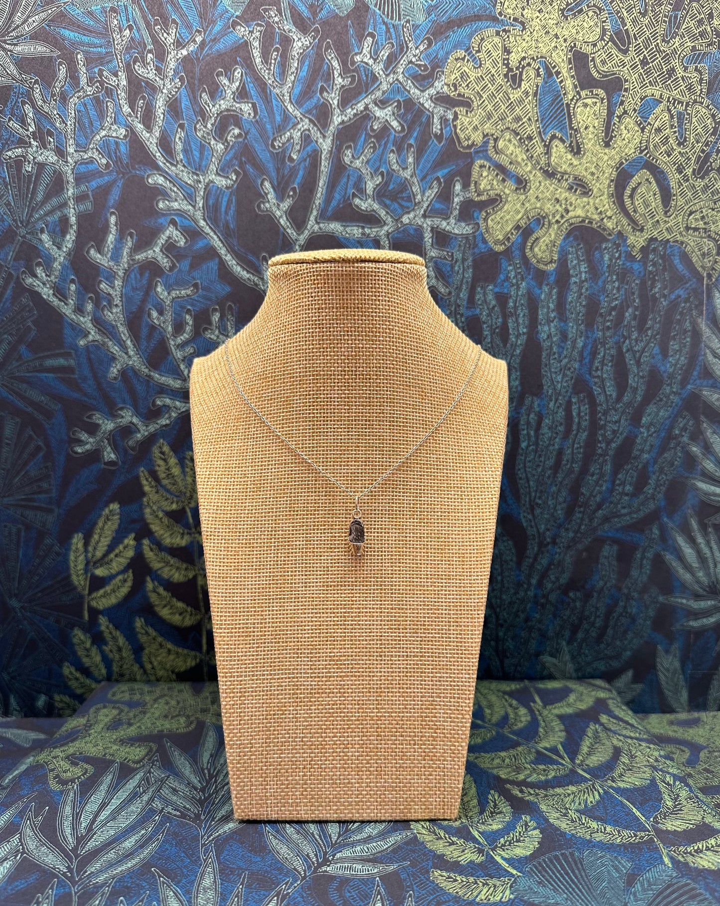 Collar plata zapato ibicenco