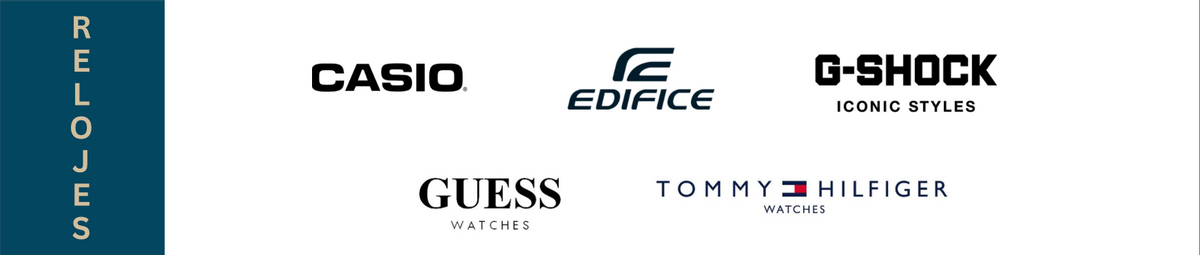Relojes en Massiana Ibiza: Casio, Edifice, Guess Watches, Tommy Hilfiger Watches.